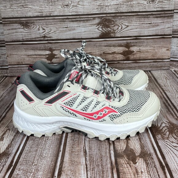 SAUCONY Versafoam Excursion TR13 Womens 7 Gray Berry Trail Running Shoes NIB NEW - Picture 2 of 9